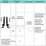 front shock assembly for EZGO RXV